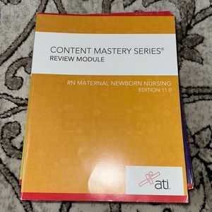 ATI content mastery series RN maternal newborn nursing